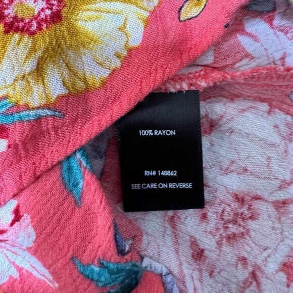 TORRID floral rayon spaghetti strap tank 2x - Picture 4 of 5